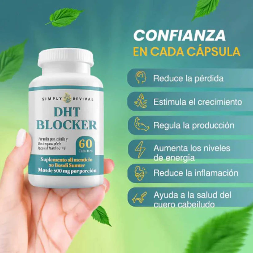 🔹 DHT Blocker Premium – Detén la Caída y Recupera tu Cabello