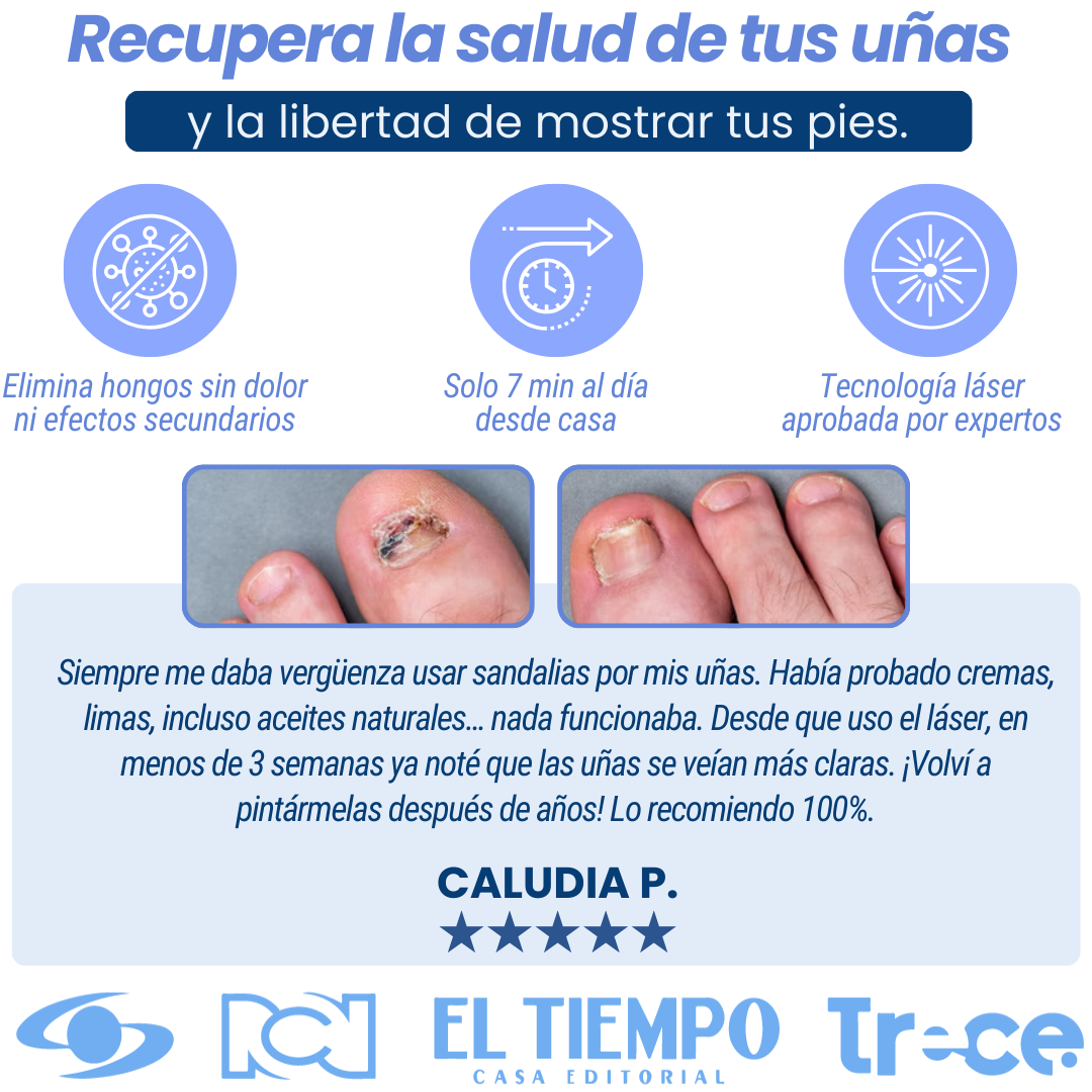 Adiós Hongos YA: El Dispositivo Portátil Que Cura al 100%