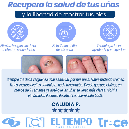Adiós Hongos YA: El Dispositivo Portátil Que Cura al 100%