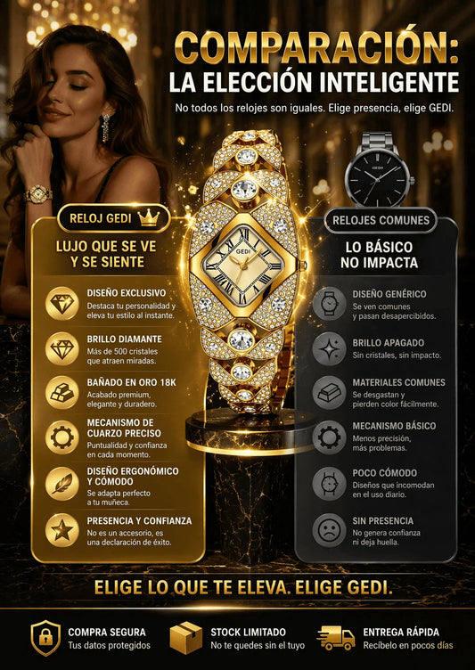 🔥 Exclusivo Reloj Suizo con Diamantes – Elegancia que Impone Presencia 💎⌚