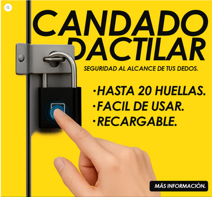 🔐 Candado Inteligente 5️⃣🔒 | ¡Seguridad de Otro Nivel con Solo un Toque!