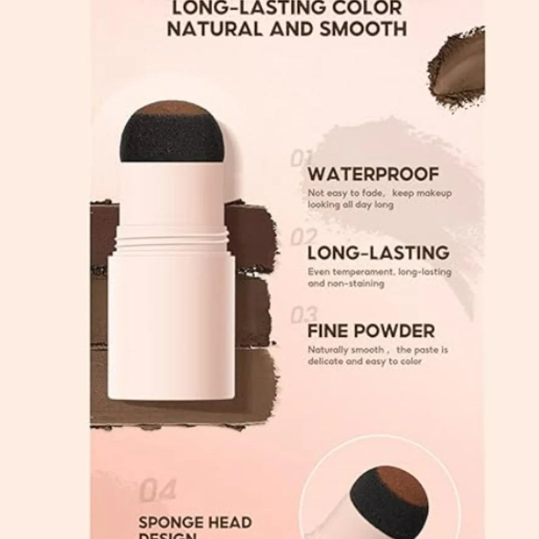 Kit BrowMagic™ – Polvo Sellador con Moldes para Cejas Perfectas y Cobertura Instantánea de Raíces