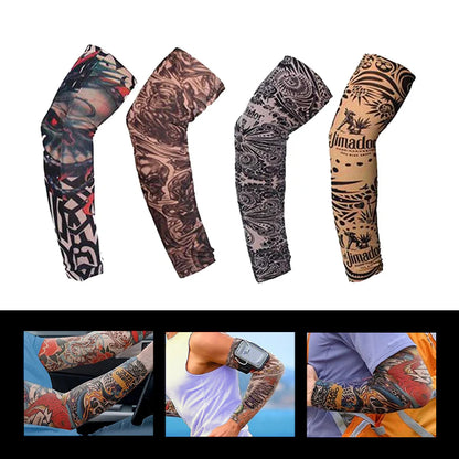 Manga de Tatuaje Realista Premium 🇪🇺 – Set de 10 unidades, look extremo sin dolor 🔥🖤