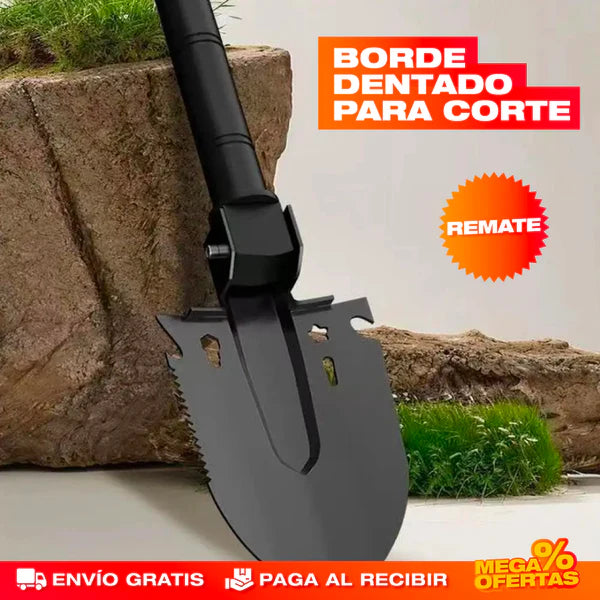 🔥 Pala Táctica Multifuncional Alemana de Alta Resistencia 🇩🇪