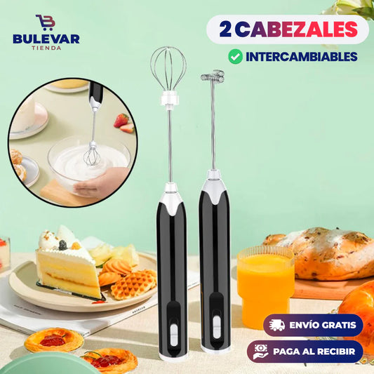 🇮🇹 Espumador de Leche Multifuncional Recargable – Tecnología Premium Importada de Italia