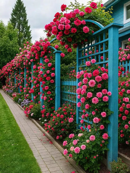 🌹 Semillas de Rosas Trepadoras Premium – Transforma tu Jardín en un Paraíso Floral