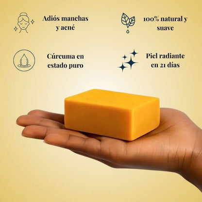 CurSoap™ - Jabón de Cúrcuma Natural 🧼🍂