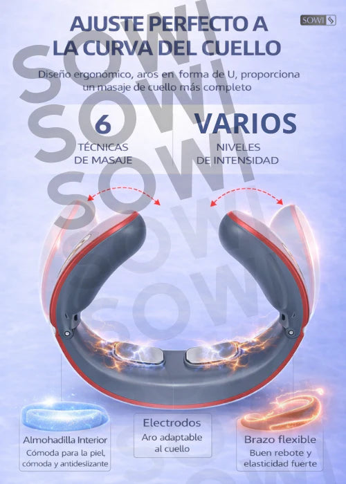 💆‍♂️Masajeador de Cuello + 2 parches + Tapete Masajeador💆‍♂️