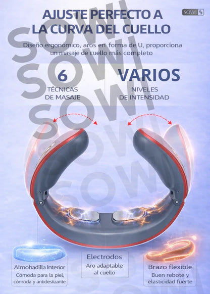 💆‍♂️Masajeador de Cuello + 2 parches + Tapete Masajeador💆‍♂️