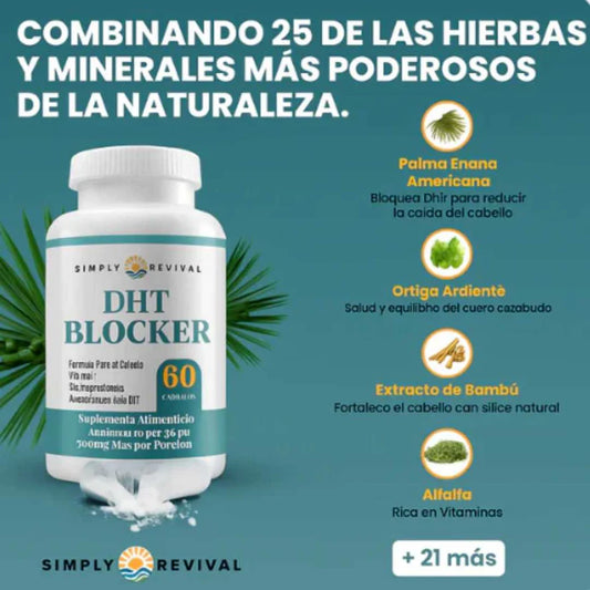 🔹 DHT Blocker Premium – Detén la Caída y Recupera tu Cabello