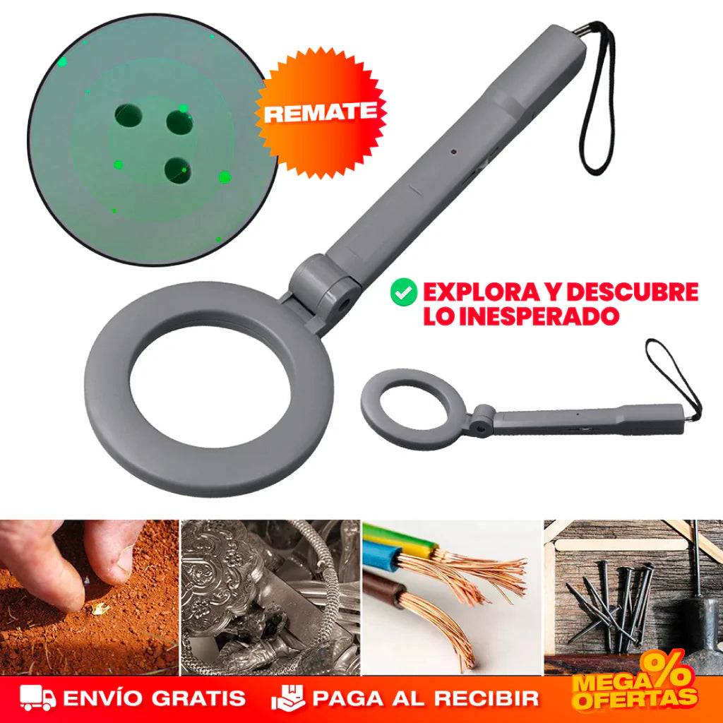 DETECTOR DE METÁLES PORTÁTIL