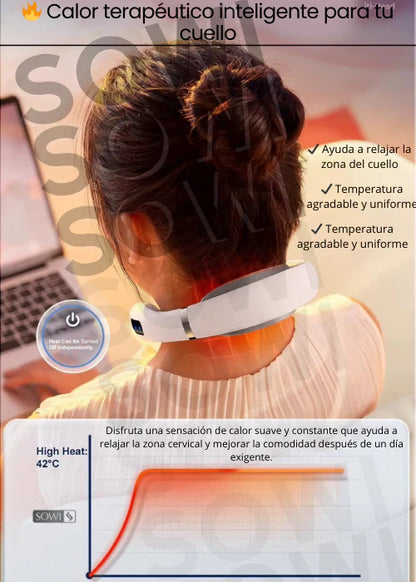 💆‍♂️Masajeador de Cuello + 2 parches + Tapete Masajeador💆‍♂️