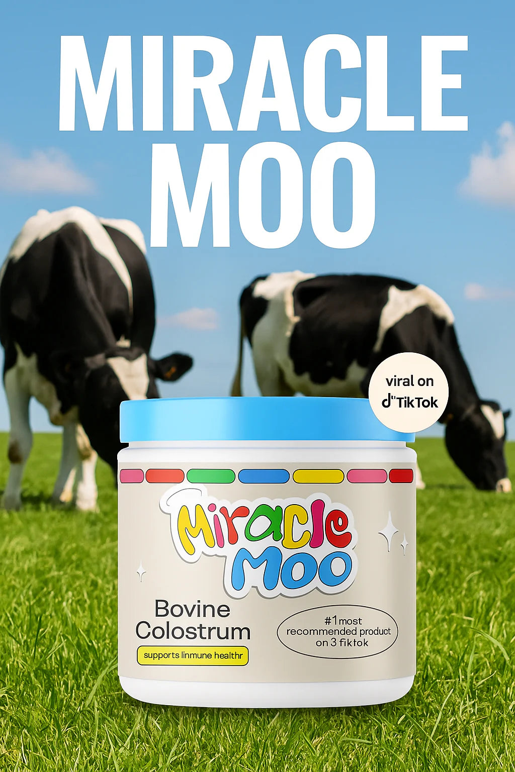 🥛 MIRACLE MOO® – Suplemento natural para el estómago