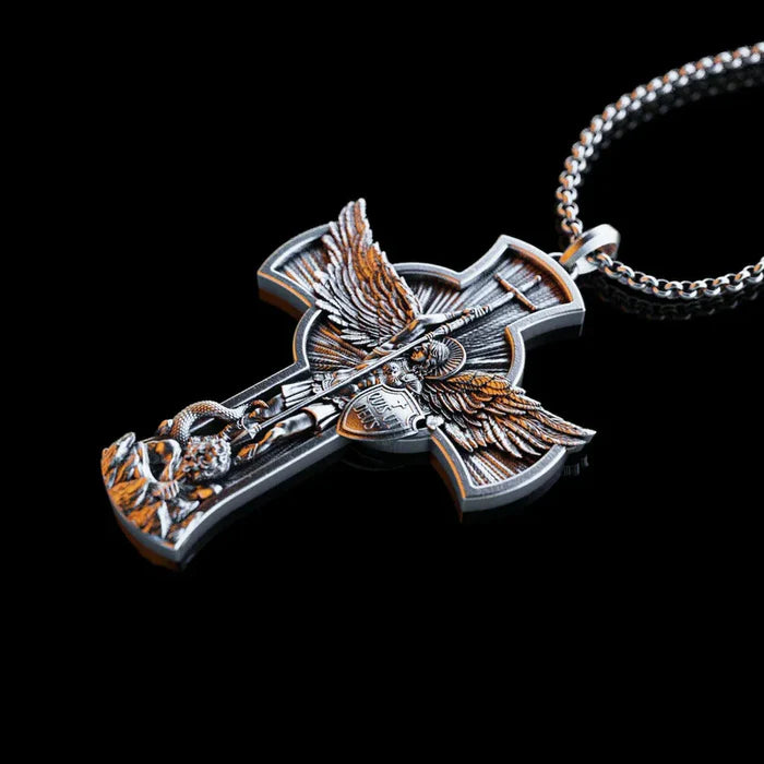 ✨ Nuevo Collar del Arcángel San Miguel – Protección, Fuerza y Luz Divina