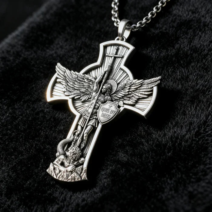 ✨ Nuevo Collar del Arcángel San Miguel – Protección, Fuerza y Luz Divina