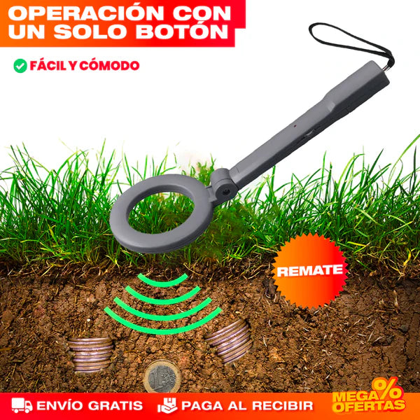 DETECTOR DE METÁLES PORTÁTIL