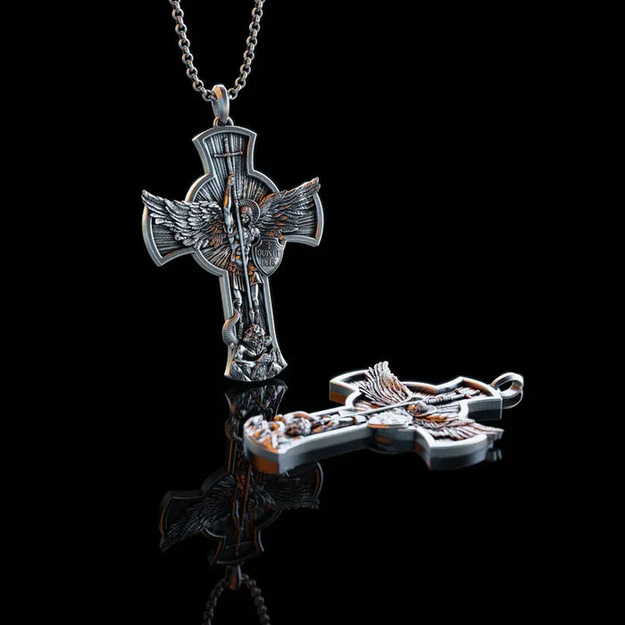 ✨ Nuevo Collar del Arcángel San Miguel – Protección, Fuerza y Luz Divina