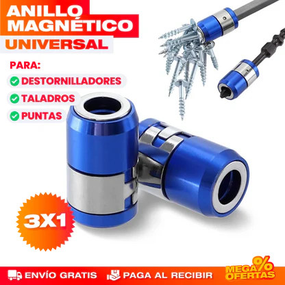 🔧 PROMO 3X1: Anillo Magnético Destornillador – Tu Mejor Aliado en Reparaciones