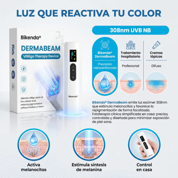 Dispositivo de terapia para el vitíligo DermaBeam