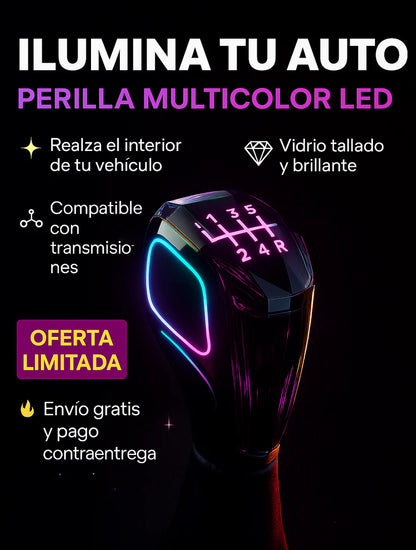 Pomo de cristal RGB universal