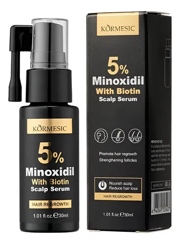 ✅ BIOTIN + Minoxidil 5% – Detén la Caída y Activa el Crecimiento Hoy