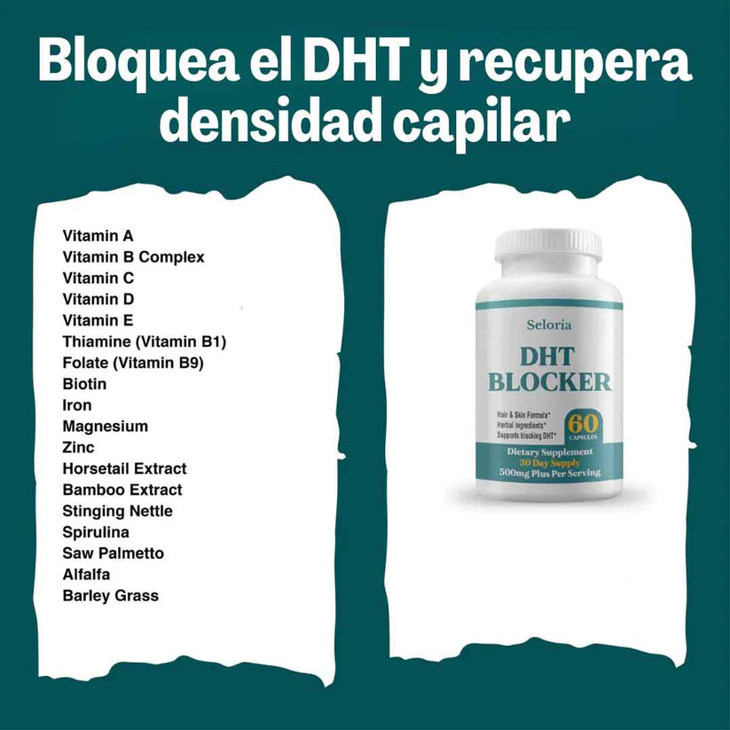 🔹 DHT Blocker Premium – Detén la Caída y Recupera tu Cabello