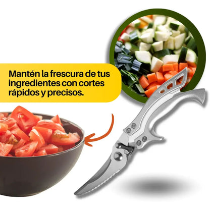 Tijera para alimentos ✂️ – ¡Corta fácil, rápido y seguro!