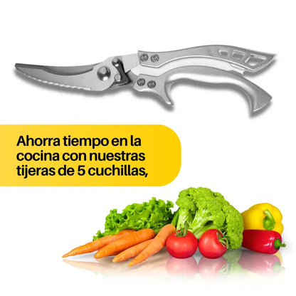 Tijera para alimentos ✂️ – ¡Corta fácil, rápido y seguro!