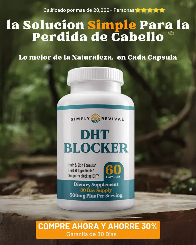 🔹 DHT Blocker Premium – Detén la Caída y Recupera tu Cabello