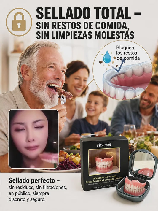 Prótesis Dental Completa Adaptable para Cualquier Sonrisa