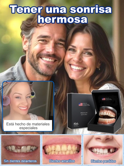 PROTESKIT™ – Prótesis Dental Completa con Soporte Esquelético (Sonrisa Firme y Natural)