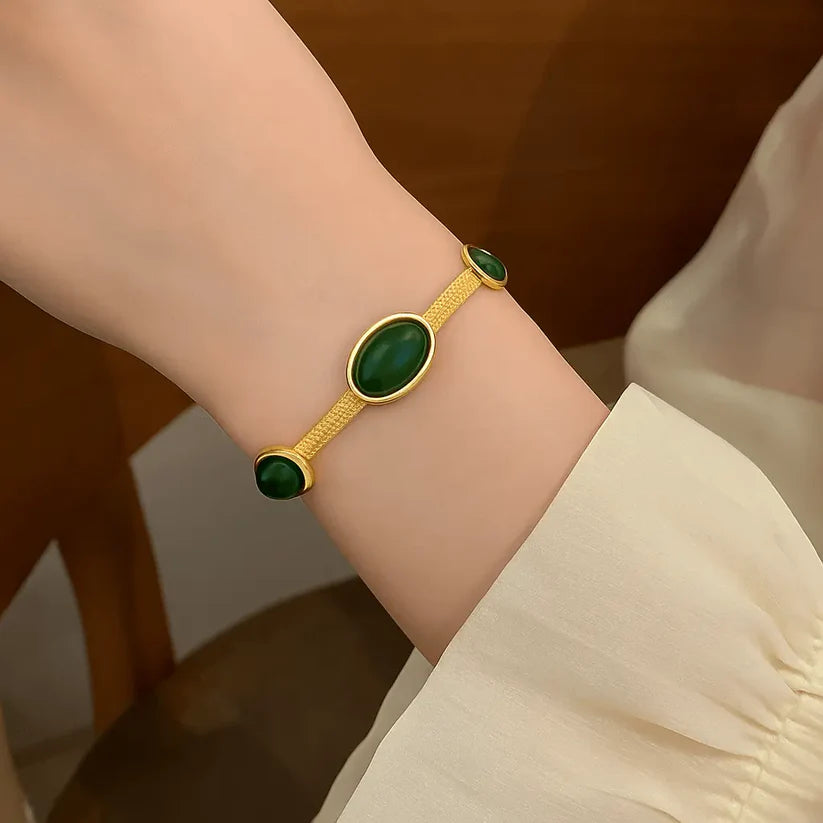💎 EmeraldJewelry™ Oro Premium – Set 3 Piezas para Energía y Bienestar